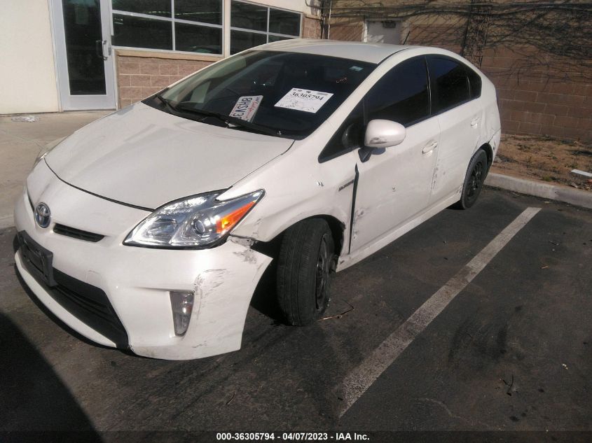 2015 TOYOTA PRIUS FOUR - JTDKN3DUXF1895685