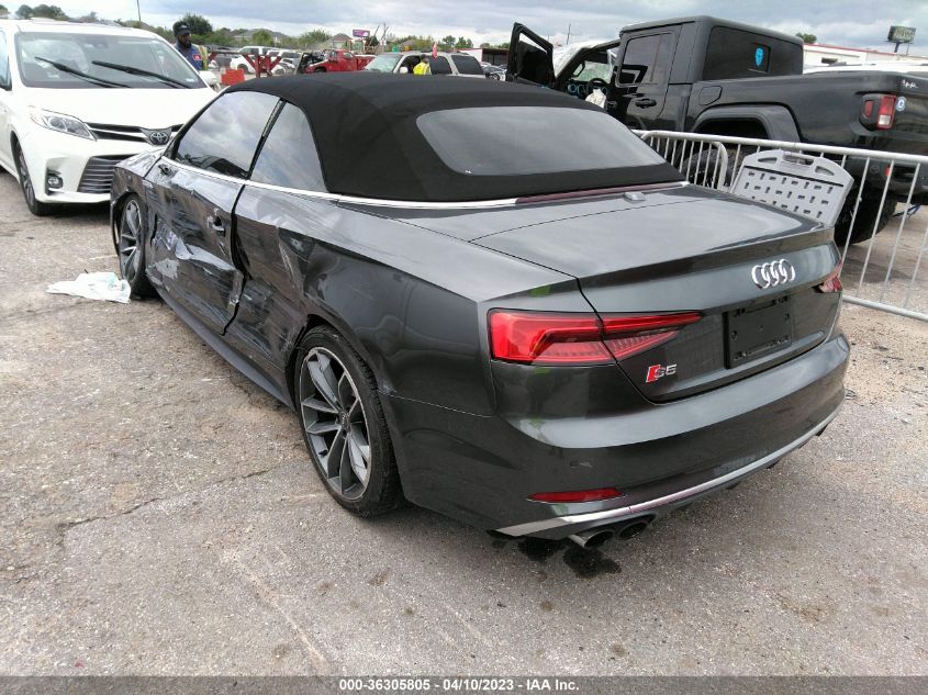 2018 AUDI S5 CABRIOLET PRESTIGE - WAU24GF53JN002223