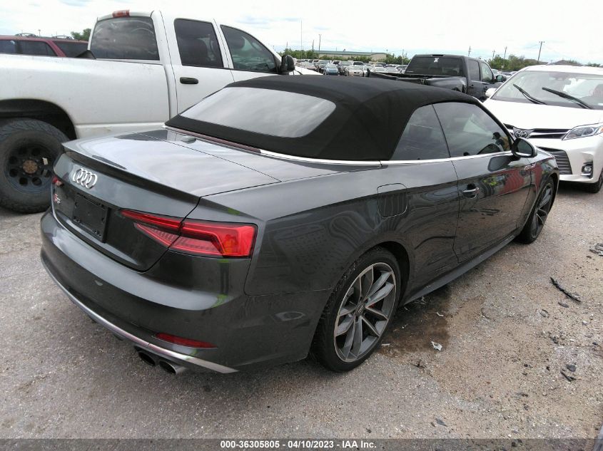 2018 AUDI S5 CABRIOLET PRESTIGE - WAU24GF53JN002223