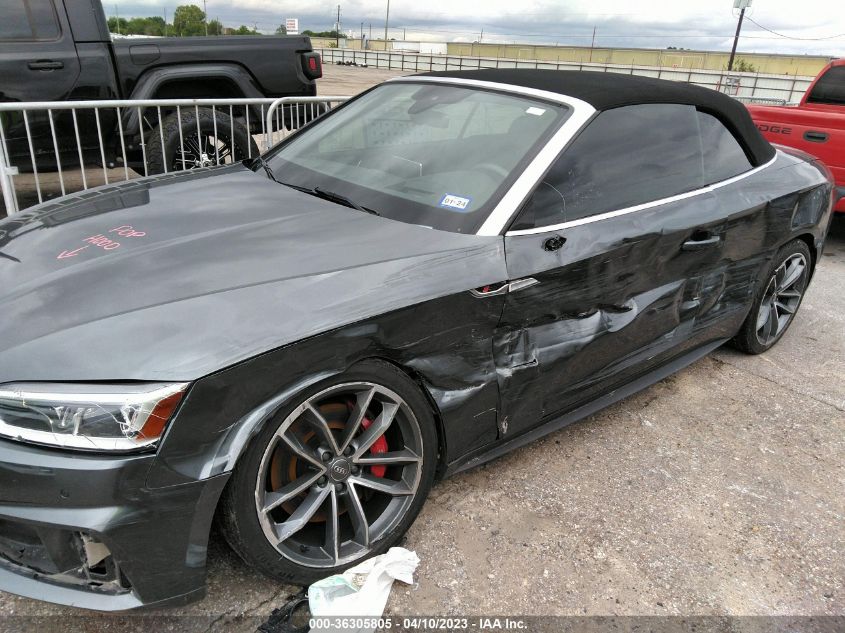 2018 AUDI S5 CABRIOLET PRESTIGE - WAU24GF53JN002223
