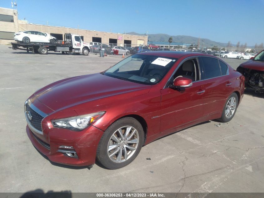 2015 INFINITI Q50 HYBRID PREMIUM - JN1AV7AR7FM850515