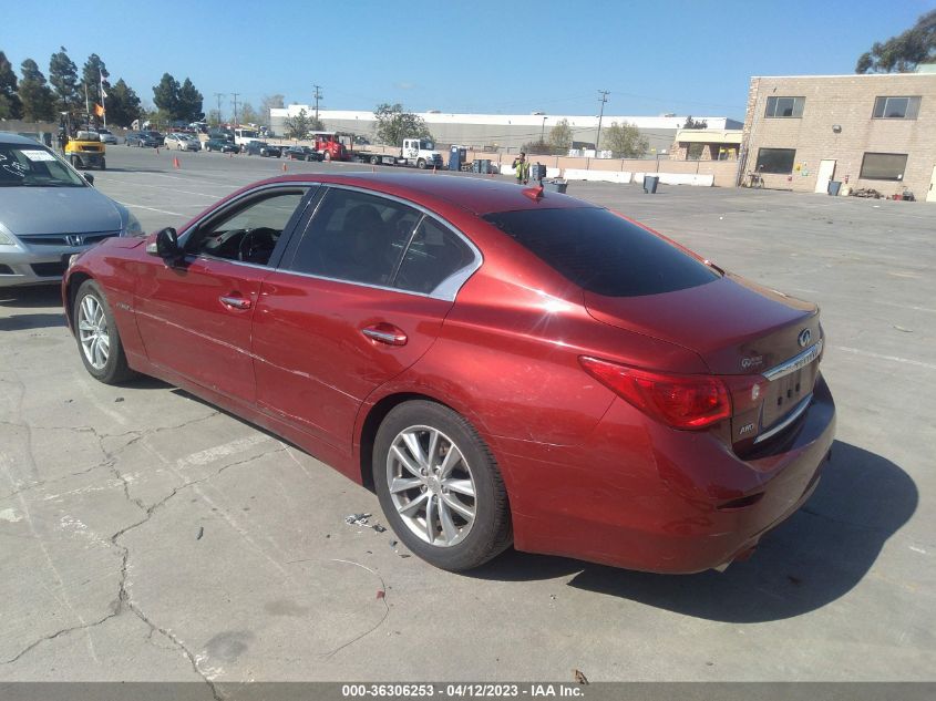 2015 INFINITI Q50 HYBRID PREMIUM - JN1AV7AR7FM850515