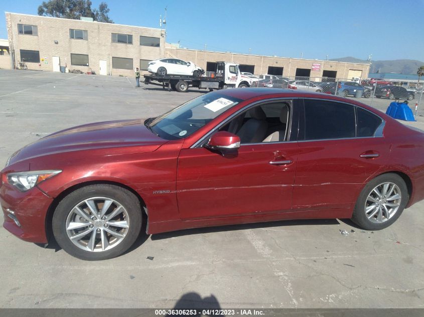 2015 INFINITI Q50 HYBRID PREMIUM - JN1AV7AR7FM850515