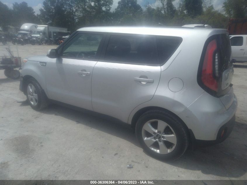 2019 KIA SOUL BASE - KNDJN2A28K7677020