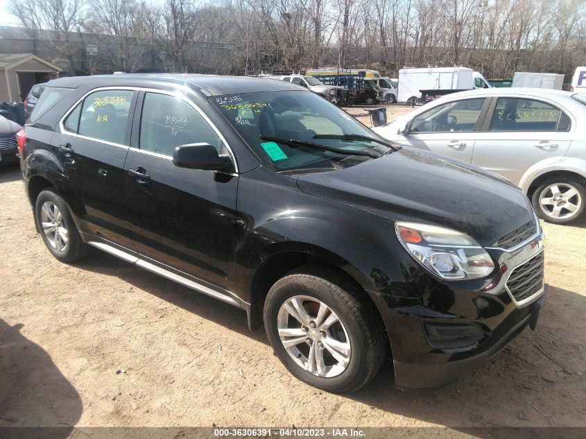 2016 CHEVROLET EQUINOX LS - 2GNALBEK0G1131761