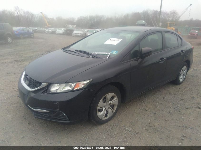 2015 HONDA CIVIC SEDAN LX - 19XFB2F52FE042821