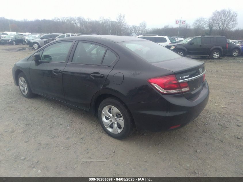 2015 HONDA CIVIC SEDAN LX - 19XFB2F52FE042821