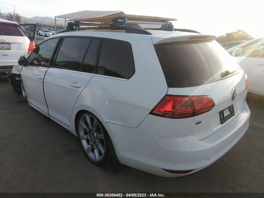 2015 VOLKSWAGEN GOLF SPORTWAGEN TDI S - 3VWCA7AU2FM511667