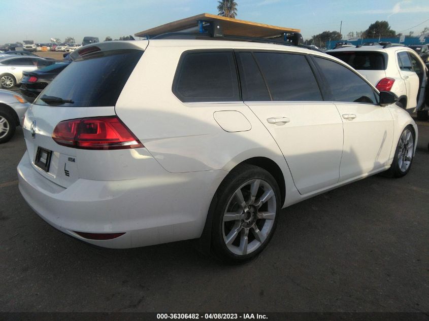2015 VOLKSWAGEN GOLF SPORTWAGEN TDI S - 3VWCA7AU2FM511667