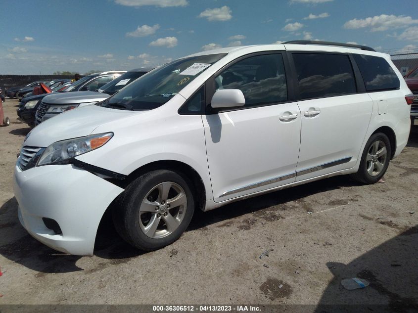 2017 TOYOTA SIENNA LE - 5TDKZ3DC2HS767426