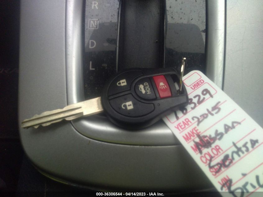 2015 NISSAN SENTRA S - 3N1AB7AP9FY358637
