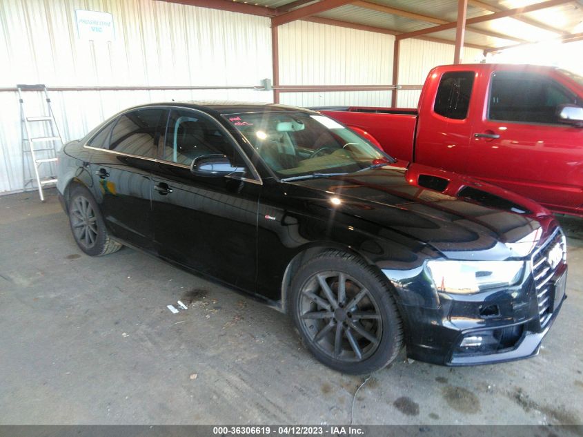 2016 AUDI A4 PREMIUM - WAUBFAFL9GN017260