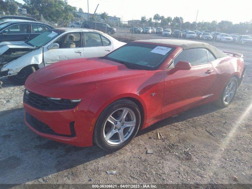 2019 CHEVROLET CAMARO 1LT - 1G1FB3DS0K0111693