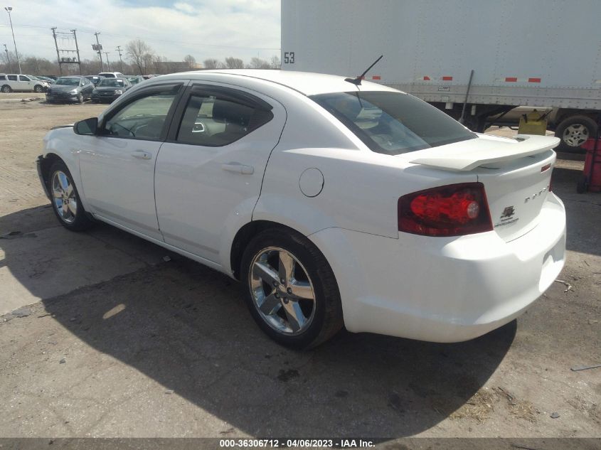 2013 DODGE AVENGER SE - 1C3CDZABXDN616923