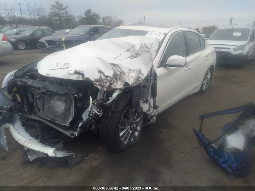 VIN JN1EV7AR2KM591007 2019 INFINITI Q50 3.0T LUXE