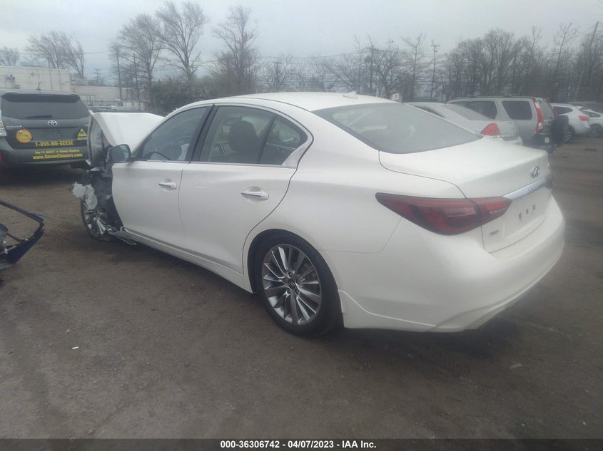 VIN JN1EV7AR2KM591007 2019 INFINITI Q50 3.0T LUXE