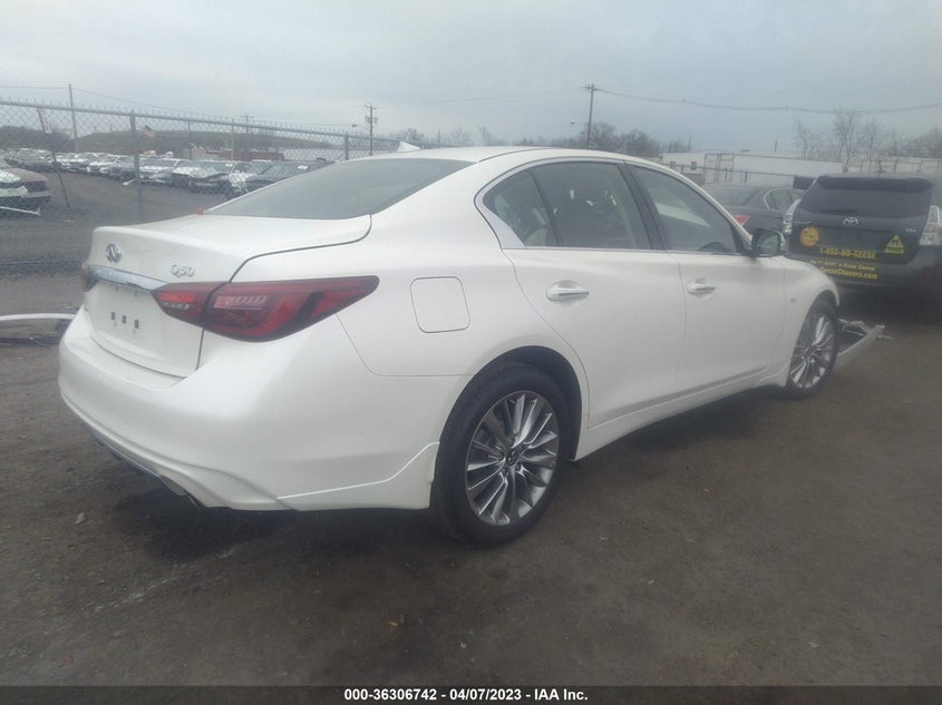 VIN JN1EV7AR2KM591007 2019 INFINITI Q50 3.0T LUXE