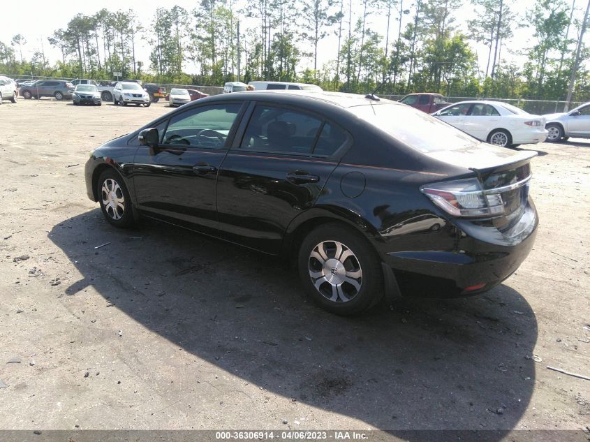 2013 HONDA CIVIC HYBRID 19XFB4F22DE000941