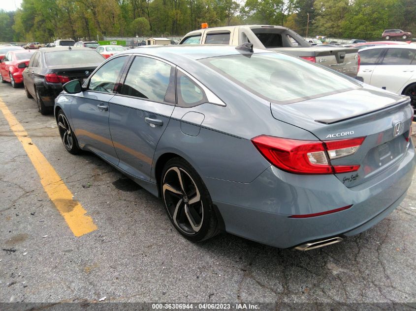2022 HONDA ACCORD SEDAN SPORT SE - 1HGCV1F48NA087082
