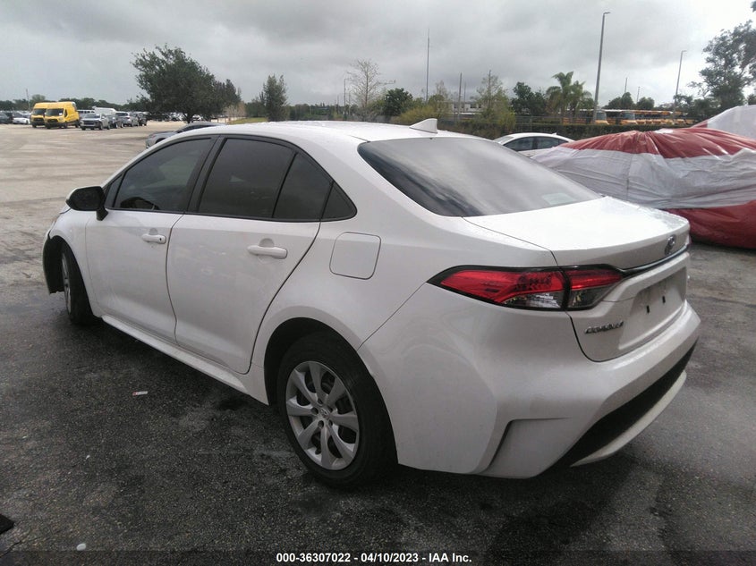 VIN 5YFEPRAE7LP124020 2020 TOYOTA COROLLA LE