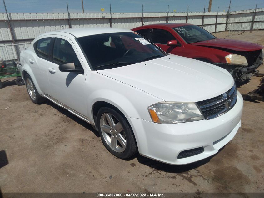 2013 DODGE AVENGER SE - 1C3CDZAB7DN518478