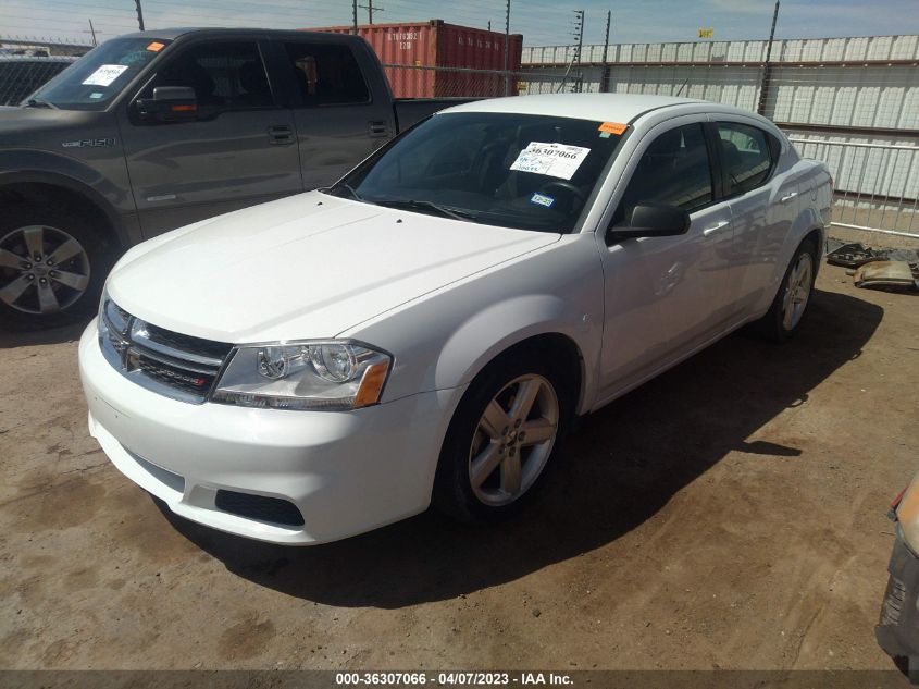 2013 DODGE AVENGER SE - 1C3CDZAB7DN518478