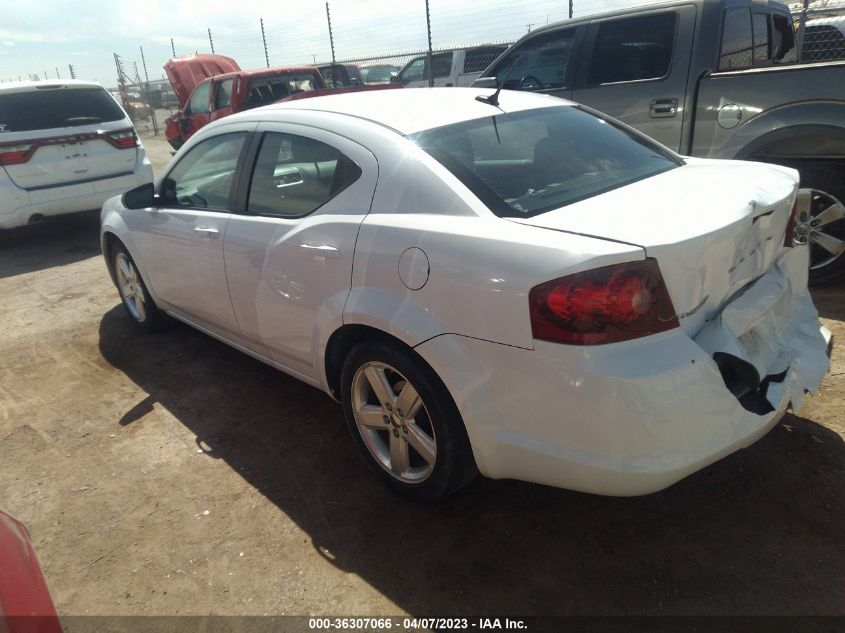 2013 DODGE AVENGER SE - 1C3CDZAB7DN518478