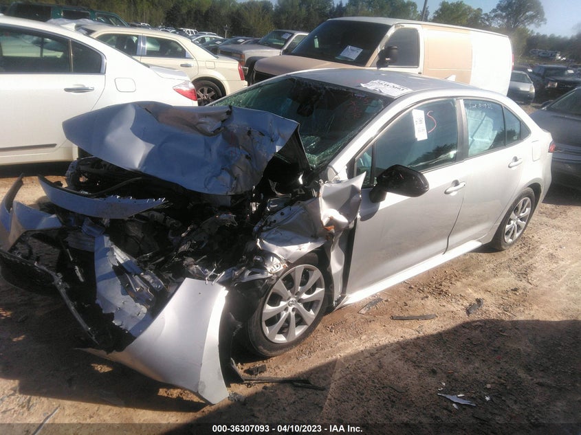 VIN 5YFEPMAE6MP216420 2021 TOYOTA COROLLA LE