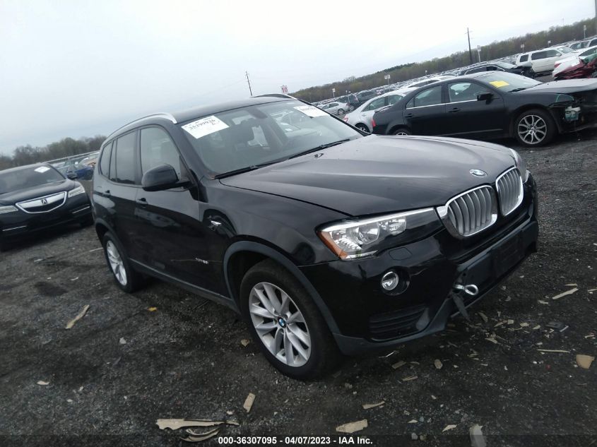 2015 BMW X3 XDRIVE28I - 5UXWX9C55F0D56200