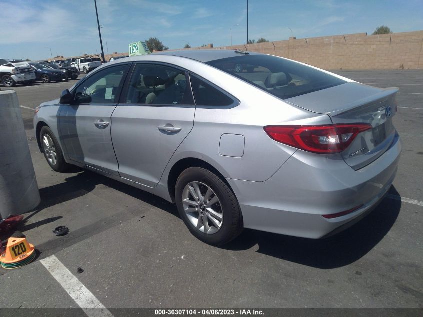 2017 HYUNDAI SONATA 2.4L - 5NPE24AF0HH527934