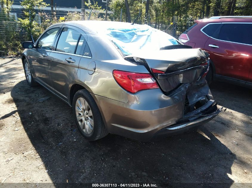 2013 CHRYSLER 200 LX - 1C3CCBAB0DN640481