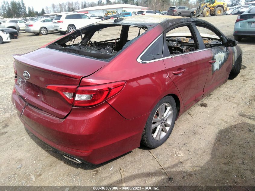 2016 HYUNDAI SONATA 2.4L SE - 5NPE24AF2GH364007