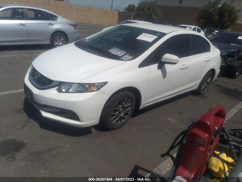2015 HONDA CIVIC SEDAN LX - 19XFB2F55FE234976