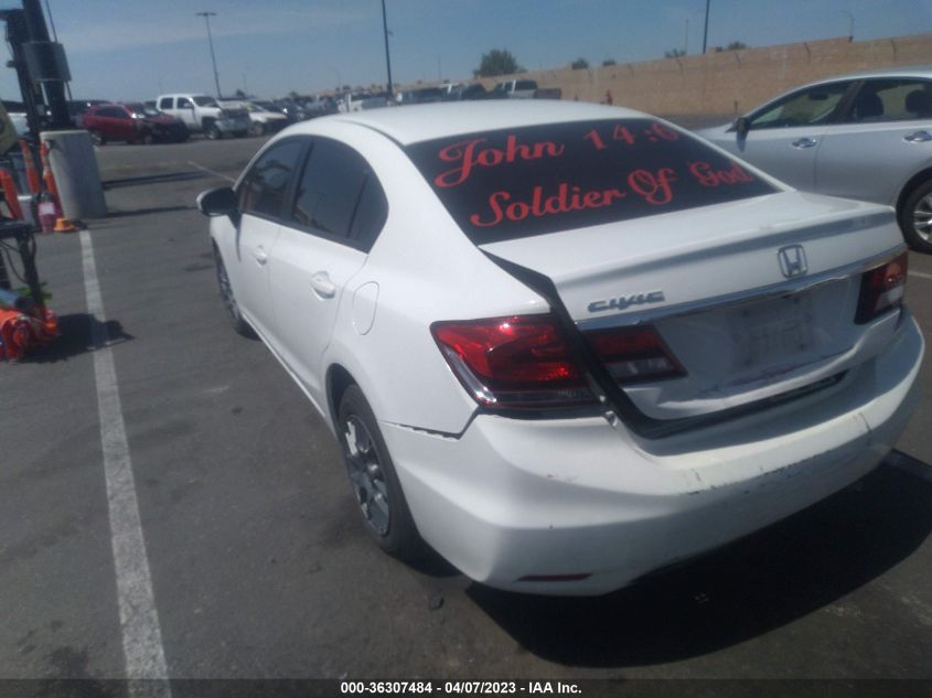 2015 HONDA CIVIC SEDAN LX - 19XFB2F55FE234976