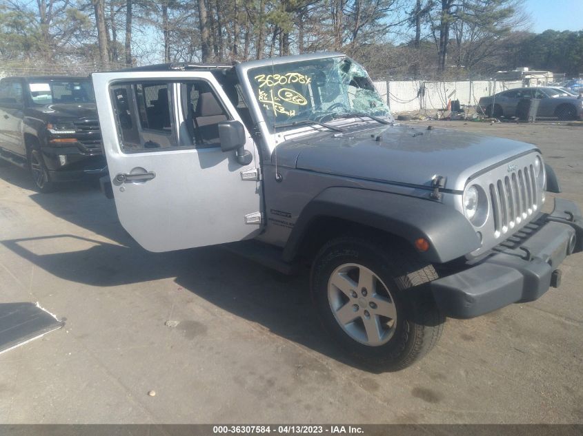 2015 JEEP WRANGLER UNLIMITED SPORT - 1C4HJWDG3FL764734