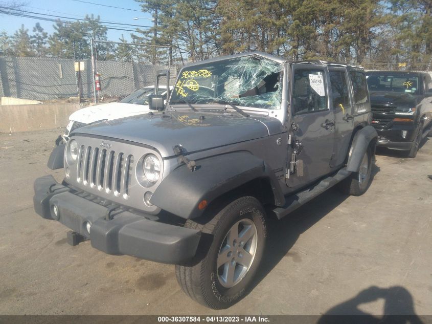 2015 JEEP WRANGLER UNLIMITED SPORT - 1C4HJWDG3FL764734