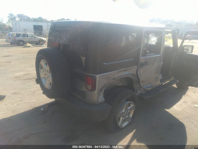 2015 JEEP WRANGLER UNLIMITED SPORT - 1C4HJWDG3FL764734