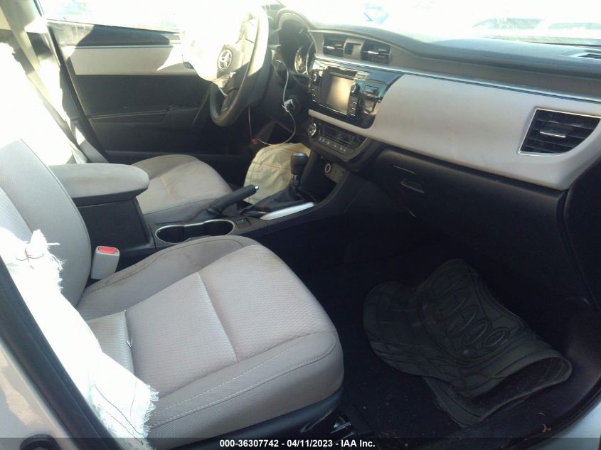 2015 TOYOTA COROLLA L/LE/S/S PLUS/LE PLUS - 5YFBURHE1FP229271