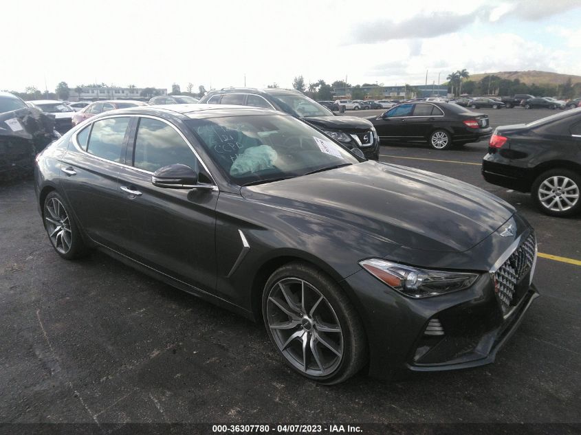 2019 GENESIS G70 2.0T ADVANCED - KMTG44LA7KU044203