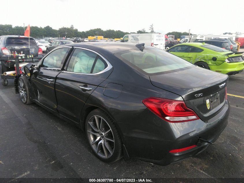 2019 GENESIS G70 2.0T ADVANCED - KMTG44LA7KU044203