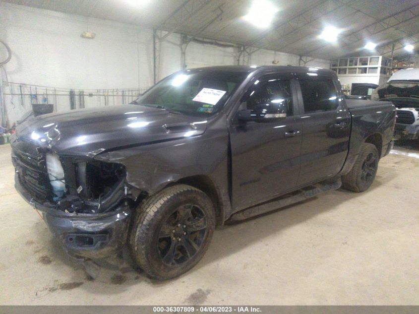 2021 RAM 1500 BIG HORN - 1C6RRFFG9MN659750