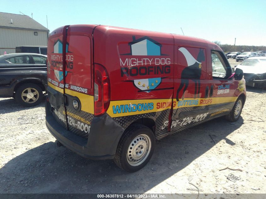 2015 RAM PROMASTER CITY CARGO VAN TRADESMAN - ZFBERFAT9F6A93023