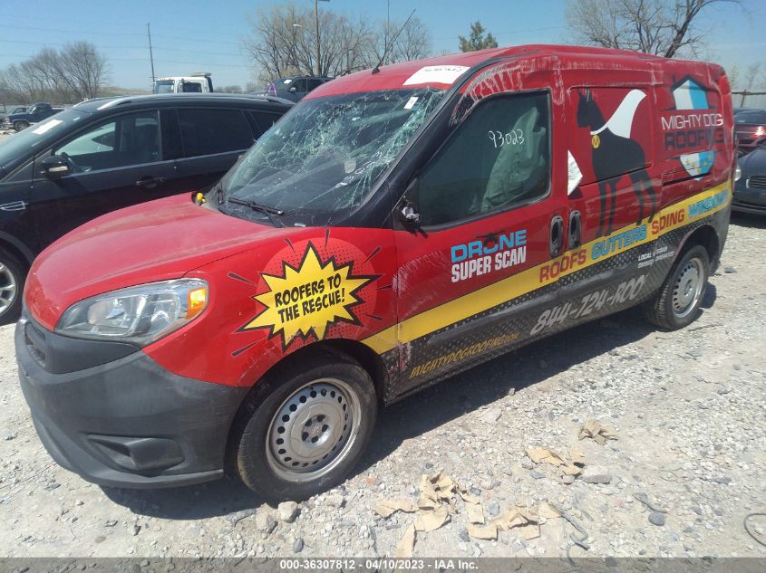 2015 RAM PROMASTER CITY CARGO VAN TRADESMAN - ZFBERFAT9F6A93023