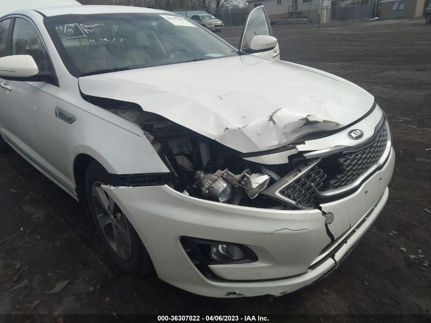 2014 KIA OPTIMA HYBRID LX - KNAGM4AD5E5072234