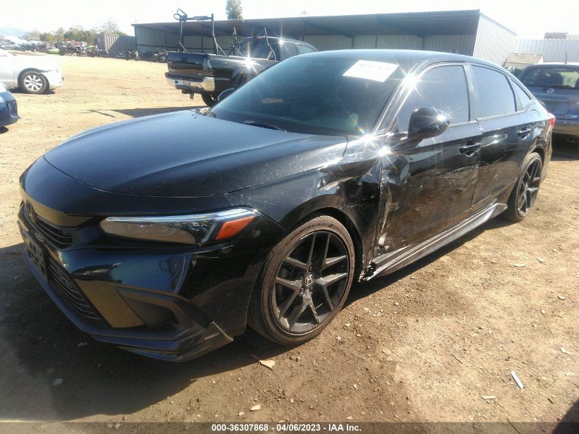 2022 HONDA CIVIC SEDAN SPORT - 2HGFE2F51NH501509