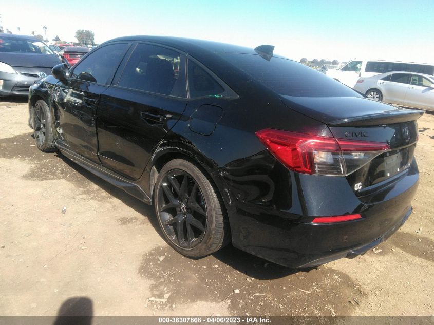 2022 HONDA CIVIC SEDAN SPORT - 2HGFE2F51NH501509