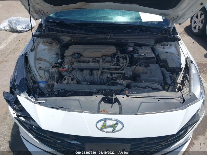 VIN 5NPLM4AG4MH037999 2021 HYUNDAI ELANTRA SEL
