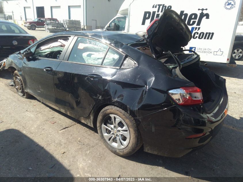 2019 CHEVROLET CRUZE - 1G1BJ5SM8K7106654