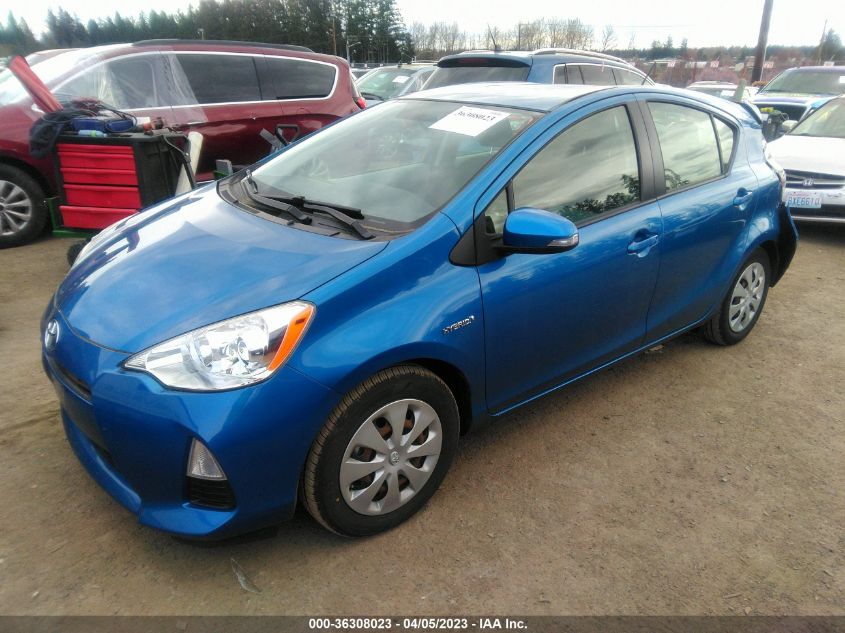 2013 TOYOTA PRIUS C ONE/TWO/THREE/FOUR - JTDKDTB33D1056164