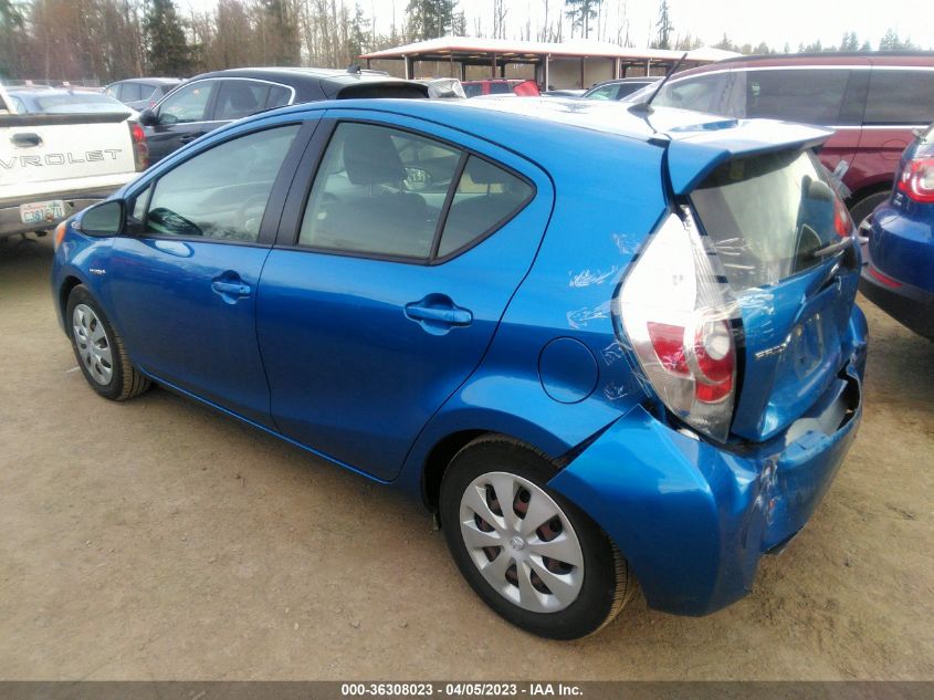 2013 TOYOTA PRIUS C ONE/TWO/THREE/FOUR - JTDKDTB33D1056164